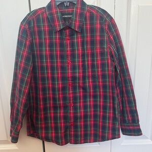 Nordstrom Red, Blue, and Green Checkered Shirt